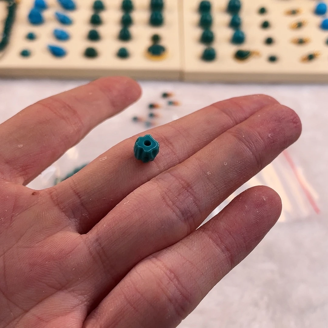 M***.绿松石未镶嵌耳饰