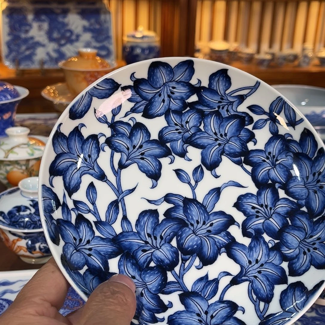 錡镇堂手工手绘绘壶承