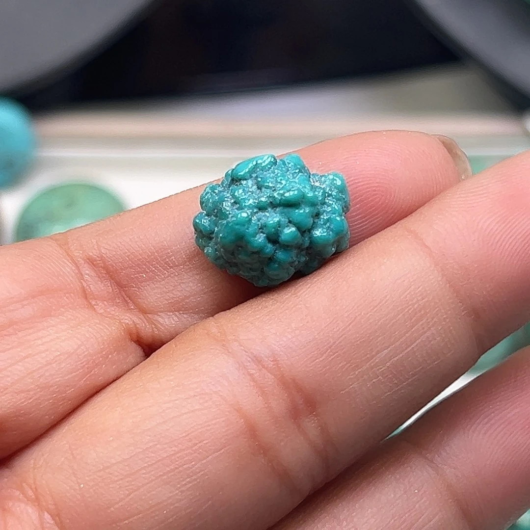 绿松石珠宝奇石未镶嵌-*-