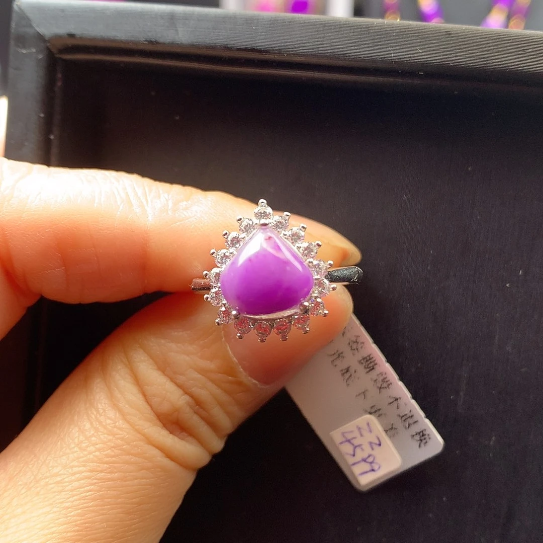 苏纪石（舒俱来）戒指银S925镶嵌