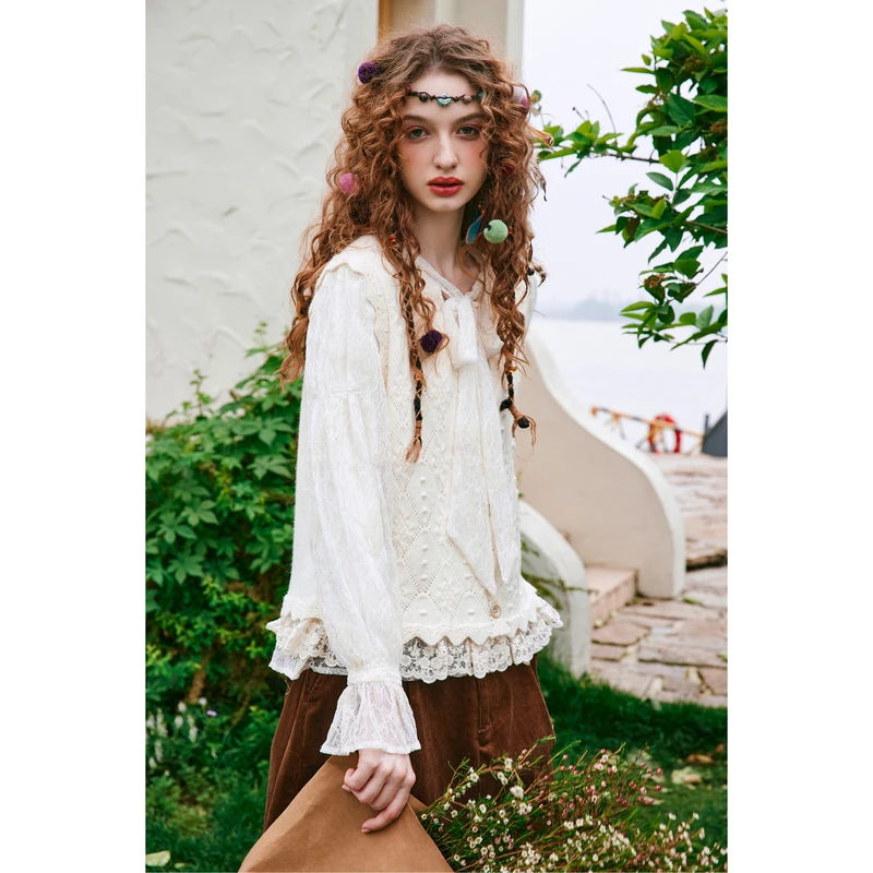 【陈大可专属】菀草壹新款衬衫马甲叠穿搭配两件套H06610351