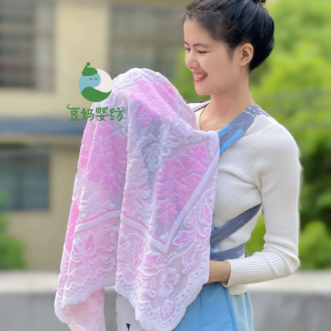 夏季薄款盖巾柔软时尚防风挡风阻尘多用途新生儿宝宝外出盖巾