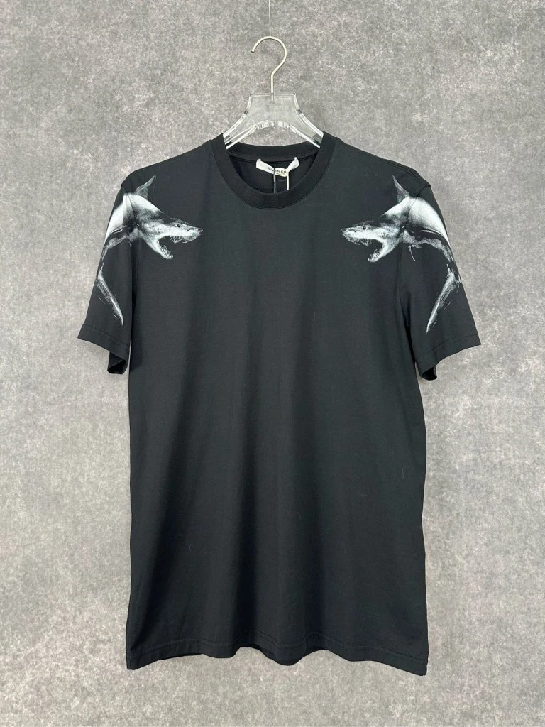 99新 Givenchy/纪梵希  GIVENCHY纪梵希 双袖鲨鱼T恤 L码/1079