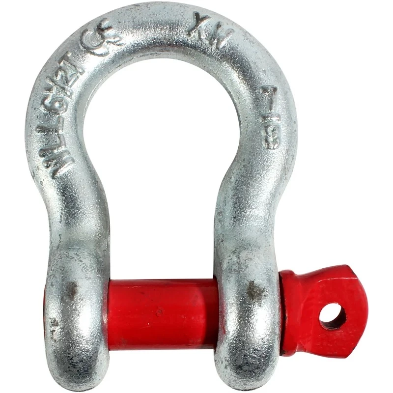 高强美式卸扣 国标重型 弓形螺栓款美标弓型卸扣合金钢