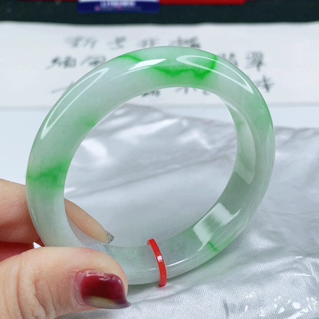 未镶嵌手镯翡翠圈口52.8