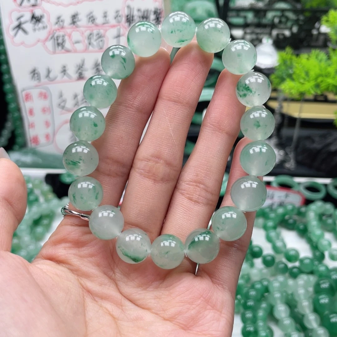 未镶嵌手链石英质玉（非洲翠）