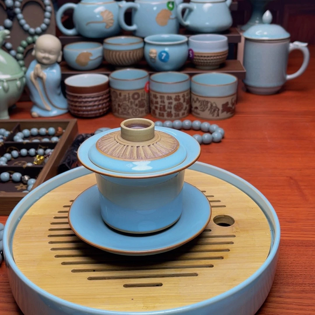 【闪购商品】摆件陶汝州单壶，壶，壶，