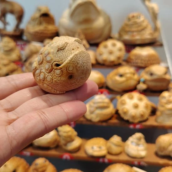 陶瓷竹根雕三足金蟾