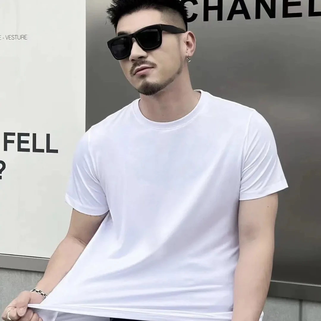 888男士短袖t恤夏季冰丝男装体恤百搭打底衫