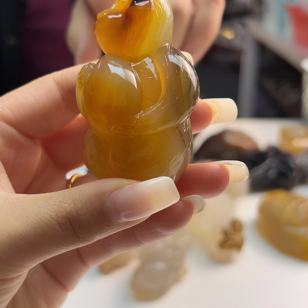 玛瑙/玉髓未镶嵌吊坠(不含链)