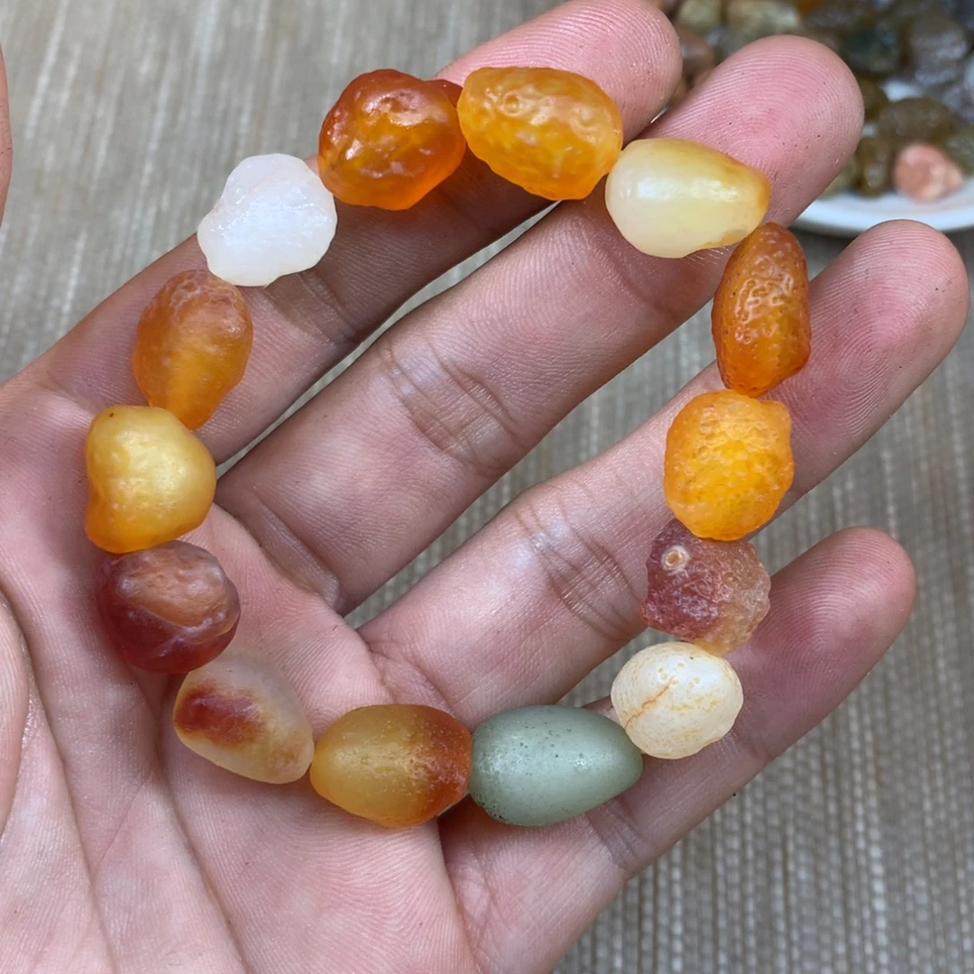 玛瑙/玉髓未镶嵌手链