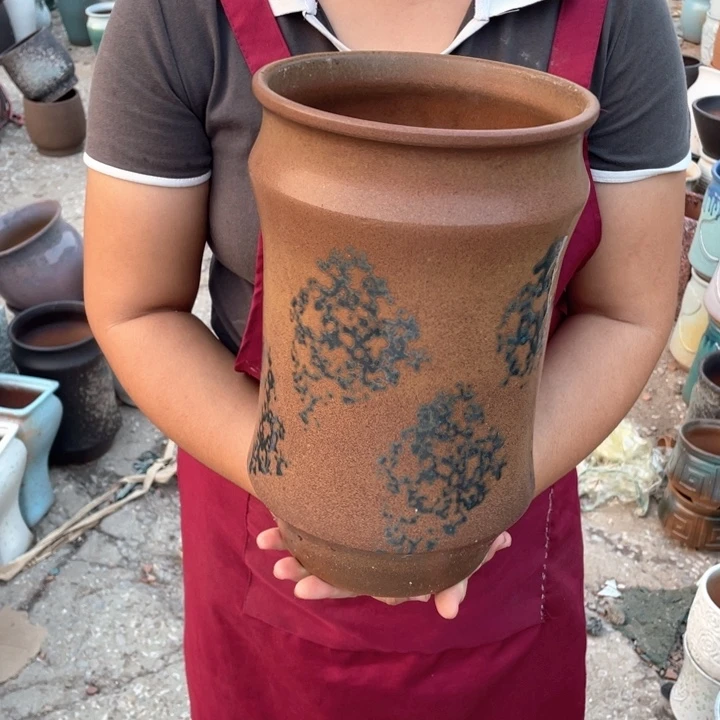 紫砂花盆口20高32正品正品