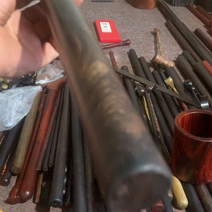 东非黑黄檀（紫光檀）一****8紫光檀武术棍