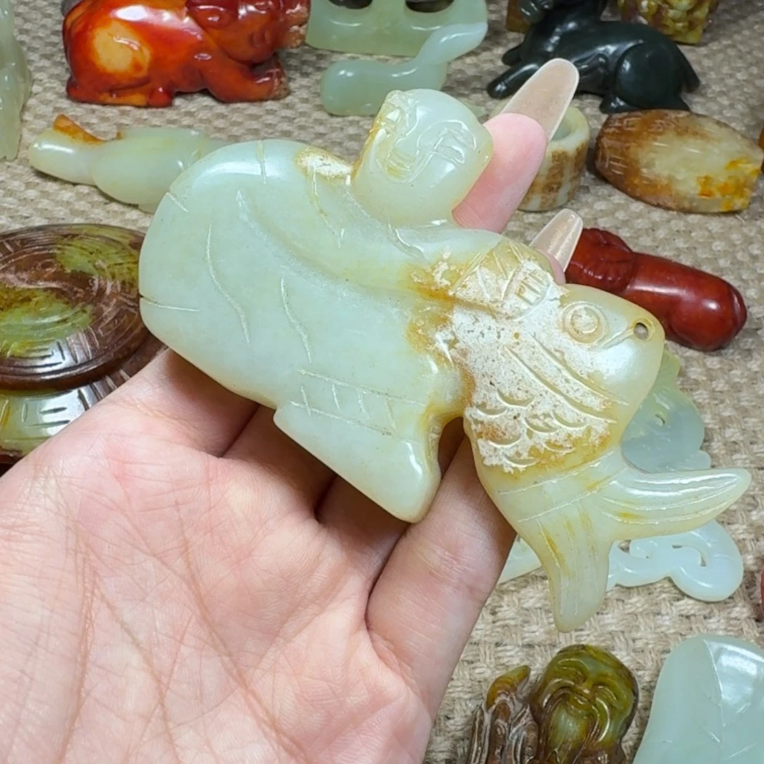 吊坠白玉菩提挂件