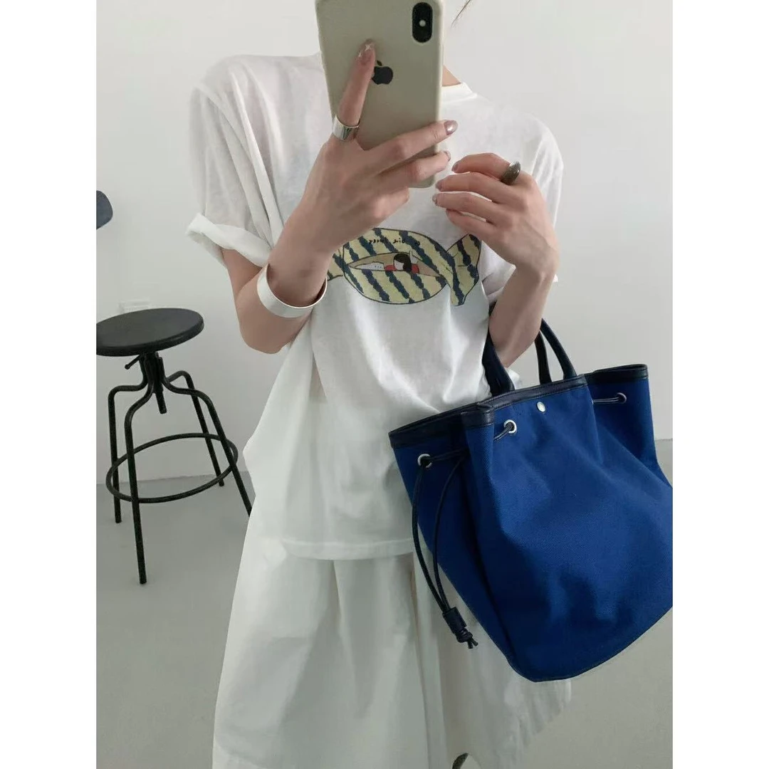 J-7631#YOUR#糖果小女孩tee~宽松舒适显瘦百搭T恤(福利)