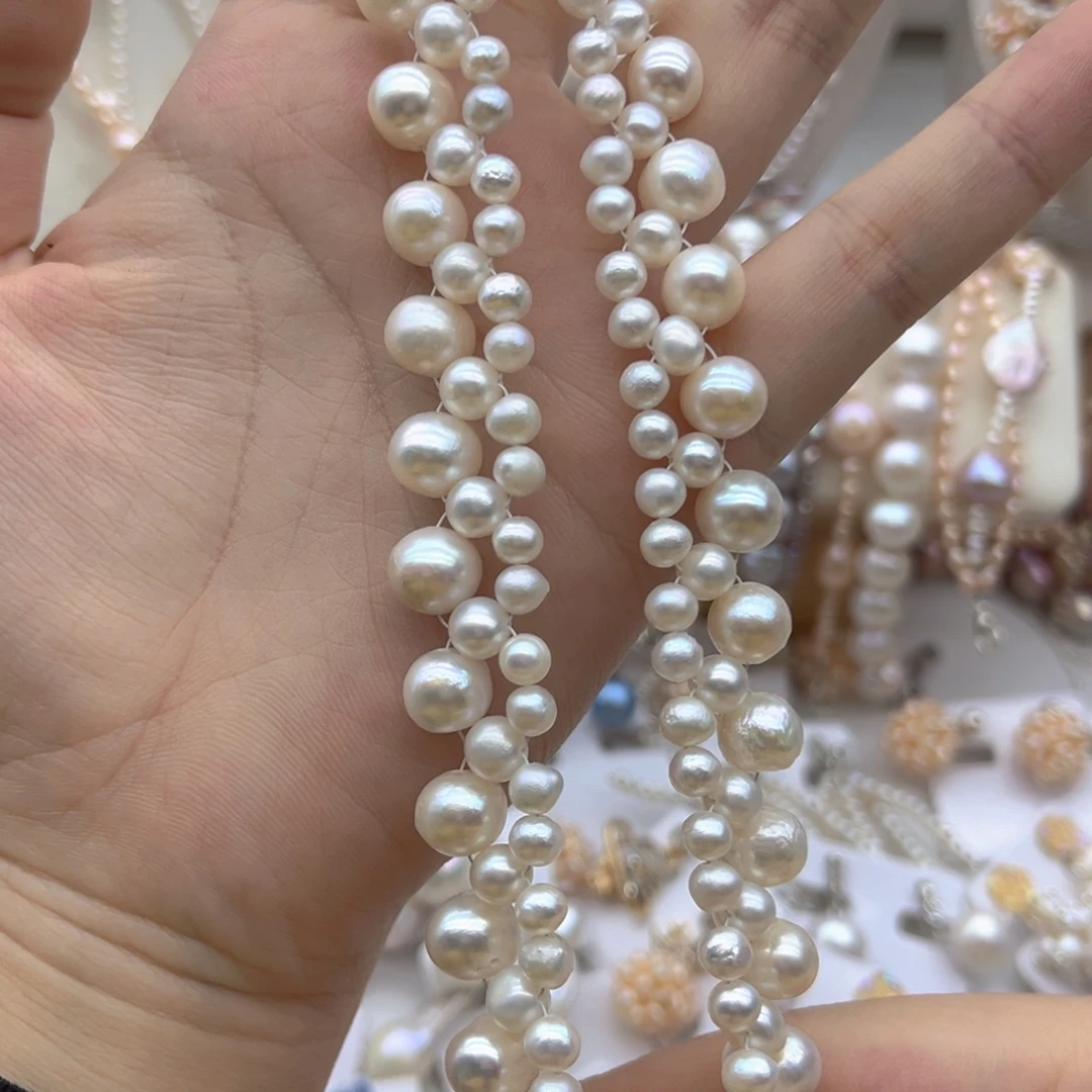 别***边未镶嵌淡水珍珠颈饰