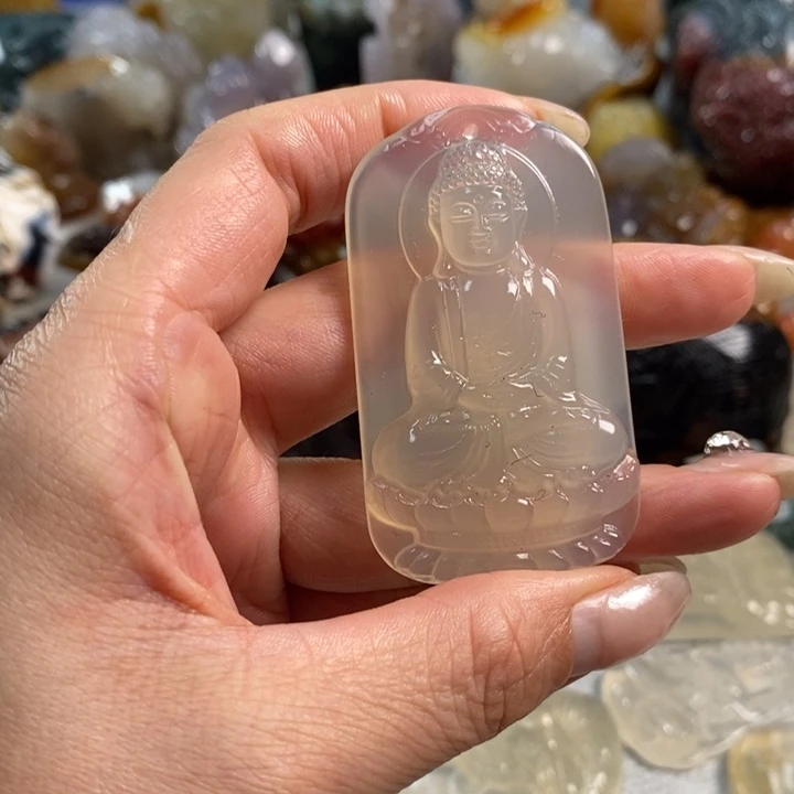 玛瑙/玉髓吊坠(不含链)未镶嵌