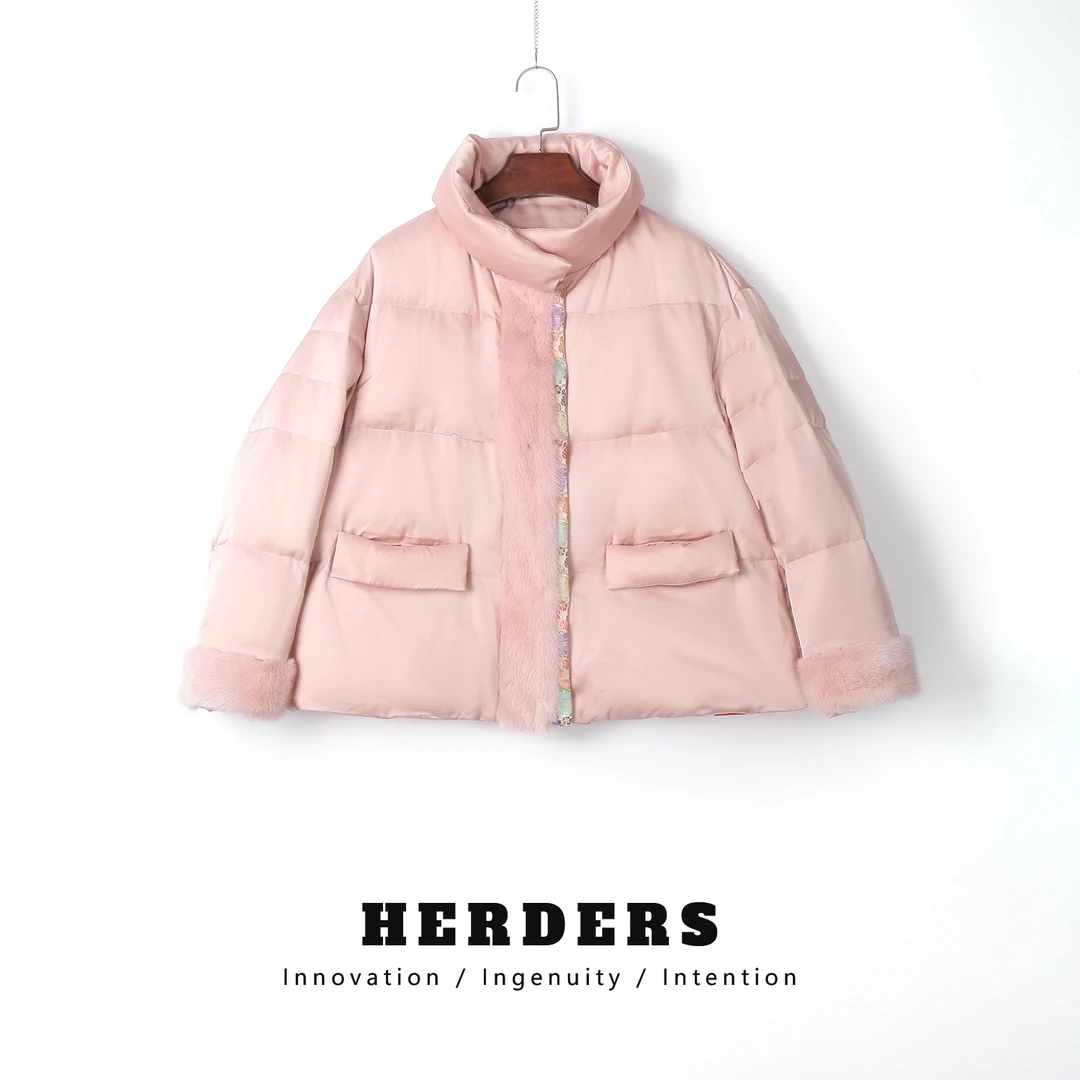 HERDERS 多色国风羽绒服 238512