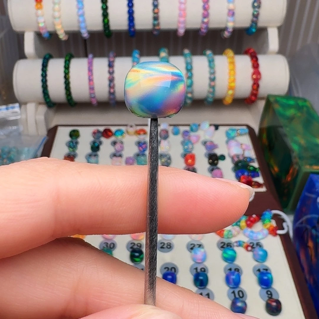 树脂制品人造欧泊卡12老型海上夕阳单颗