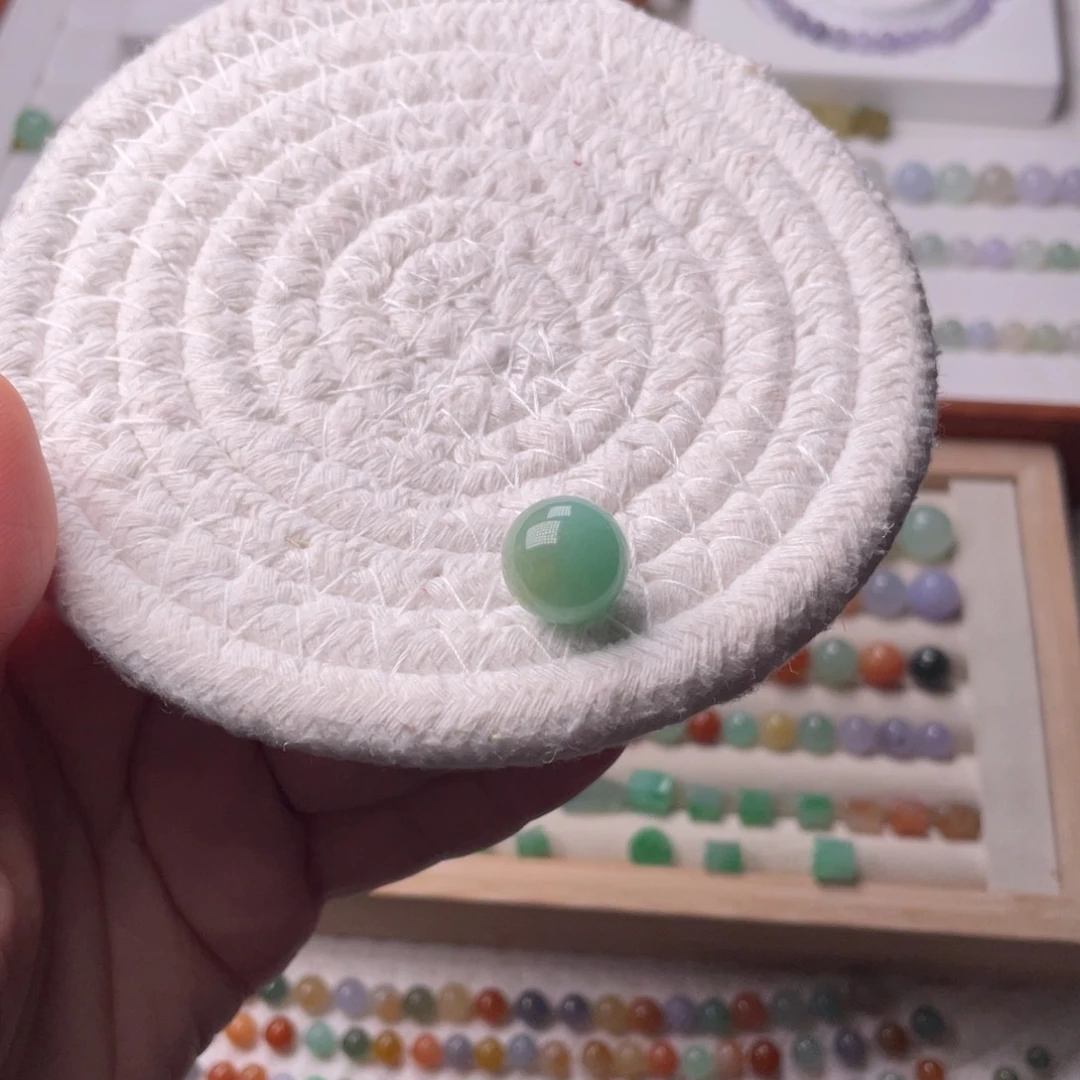 未镶嵌手链翡翠卡12.6绿珠