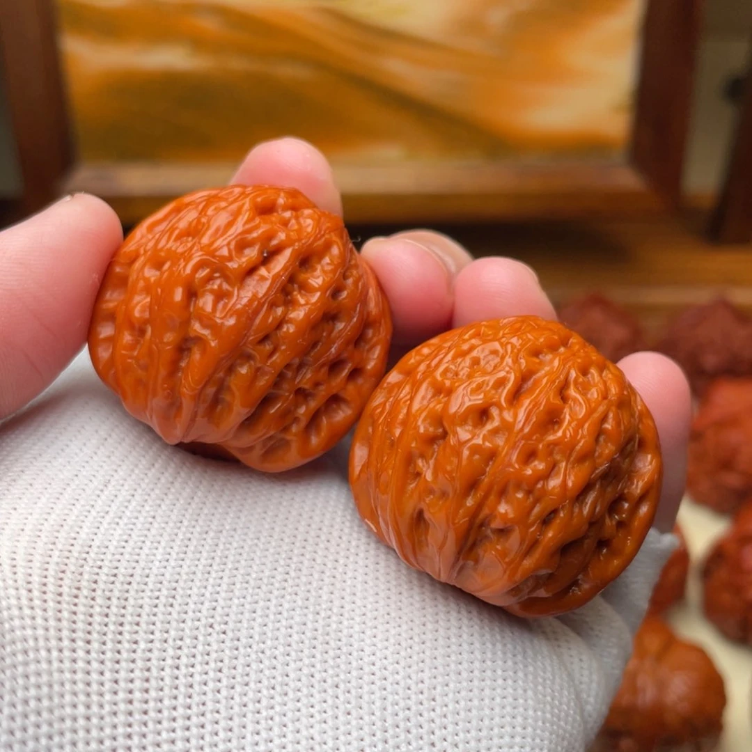 文玩核桃把件铁锤35