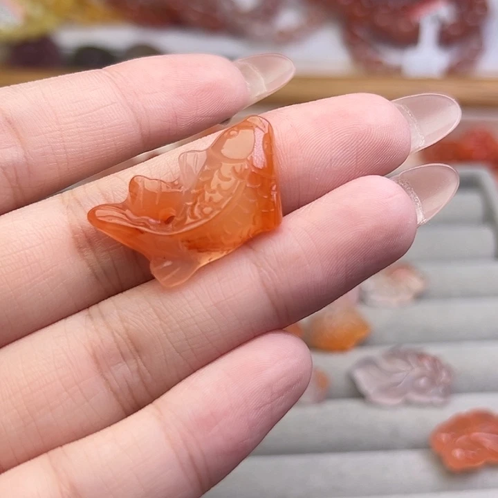 天***物南红玛瑙合金手链29