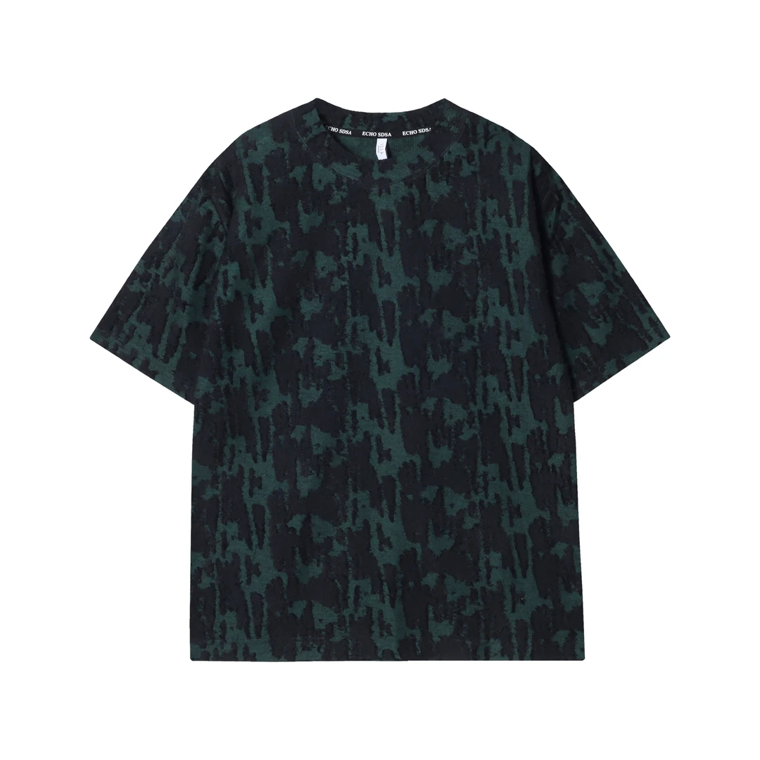 T970打底衫t恤宽松时尚百搭夏季宽松卡通印花短袖男女