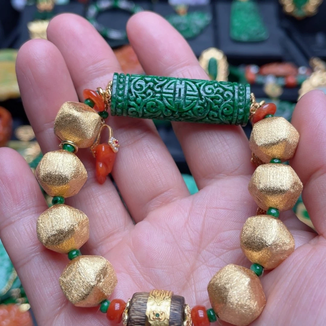 翡翠未镶嵌手链翡翠