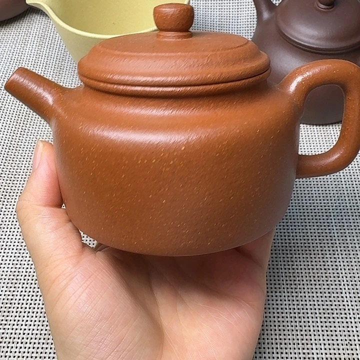 茶壶紫砂红降坡德钟紫砂