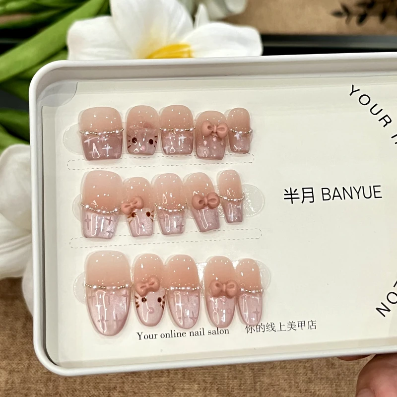 【淘气KT】BANYUE Nial 精选爆火纯手工显白气质穿戴美甲504-506