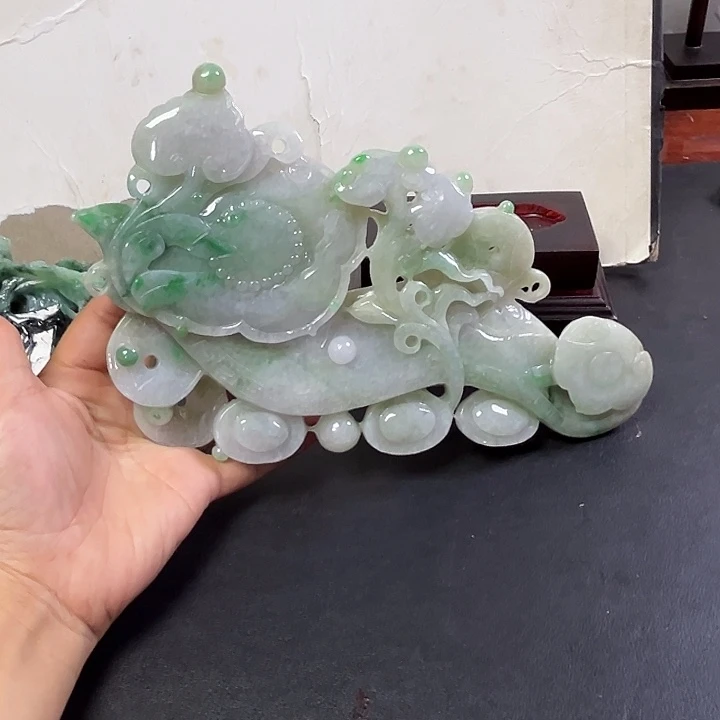 翡翠未镶嵌摆件翡翠