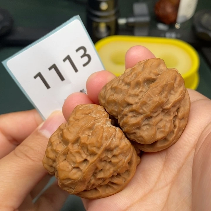 吊坠文玩核桃1113号全品哇37.40.33
