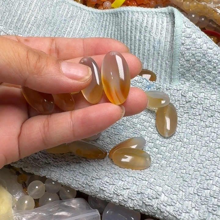 玛瑙/玉髓颈饰未镶嵌桃*7703