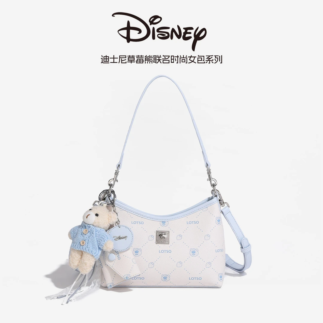 Disney/迪士尼草莓熊【秋季新款】时尚轻奢洋气百搭单肩斜跨腋下包