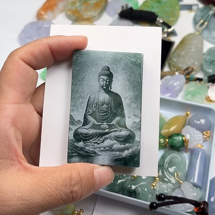 翡翠未镶嵌挂件挂件