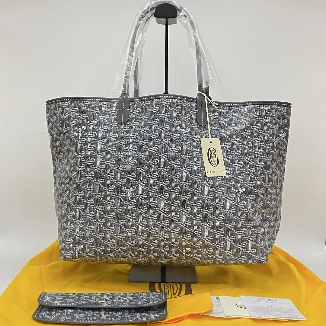 99新 Goyard 经典老花子母hobo单肩腋下包 01073