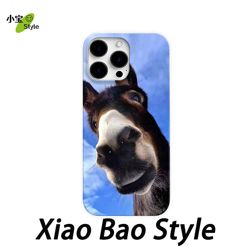 俏鼻驴宝手机壳适用苹果17pro个性16promax创意15/14/13华为/oppo