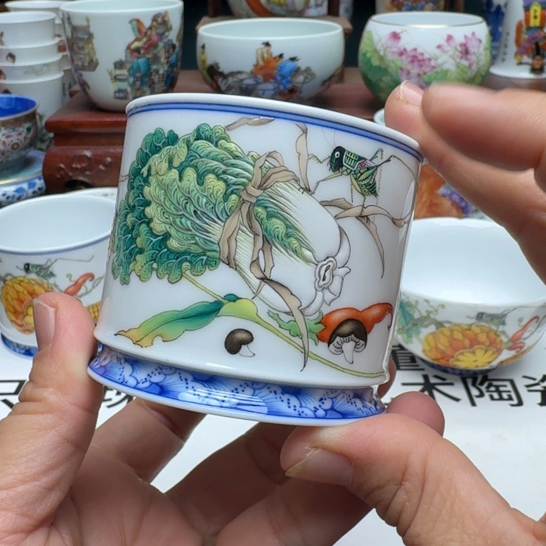 景德镇手工手绘展示