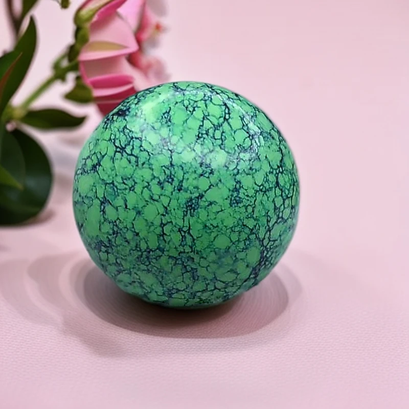 湖北原矿知己绿松石单珠