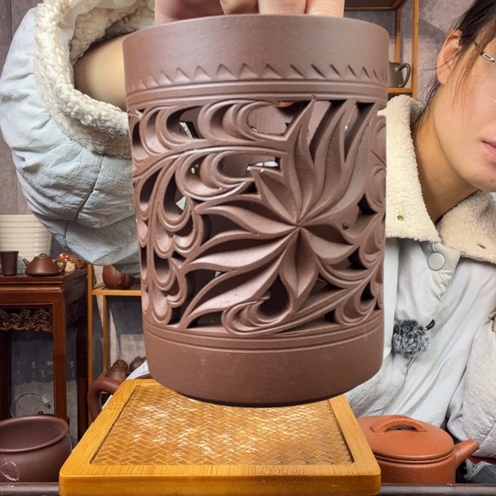 茶杯紫砂原矿紫砂杯