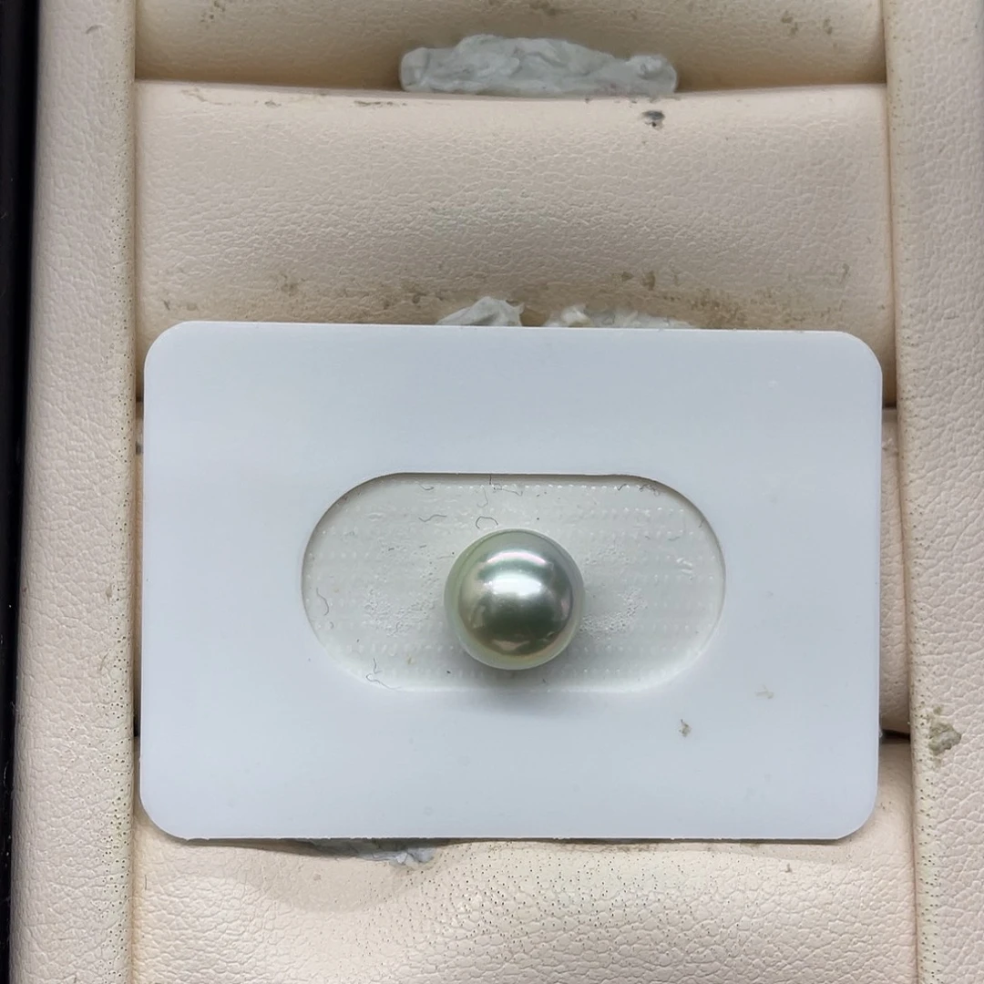 海水珍珠裸珠牛油果色裸珠9.0mm