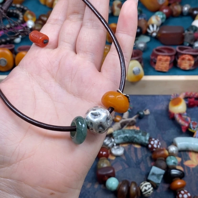 【闪购商品】翡翠颈饰未镶嵌小*子项链