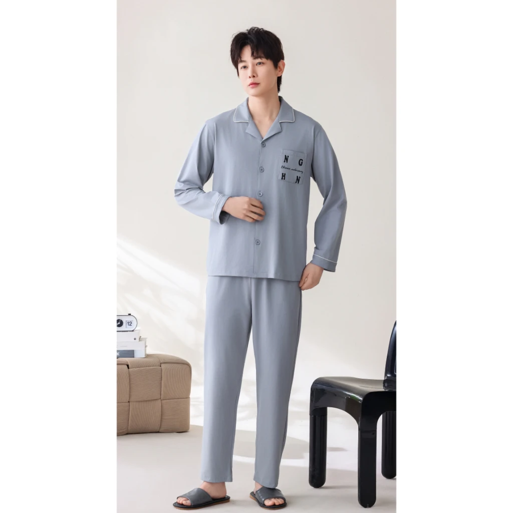 【男士】高品质纯棉100%棉睡衣女195支密度实体品牌尾单现货清仓