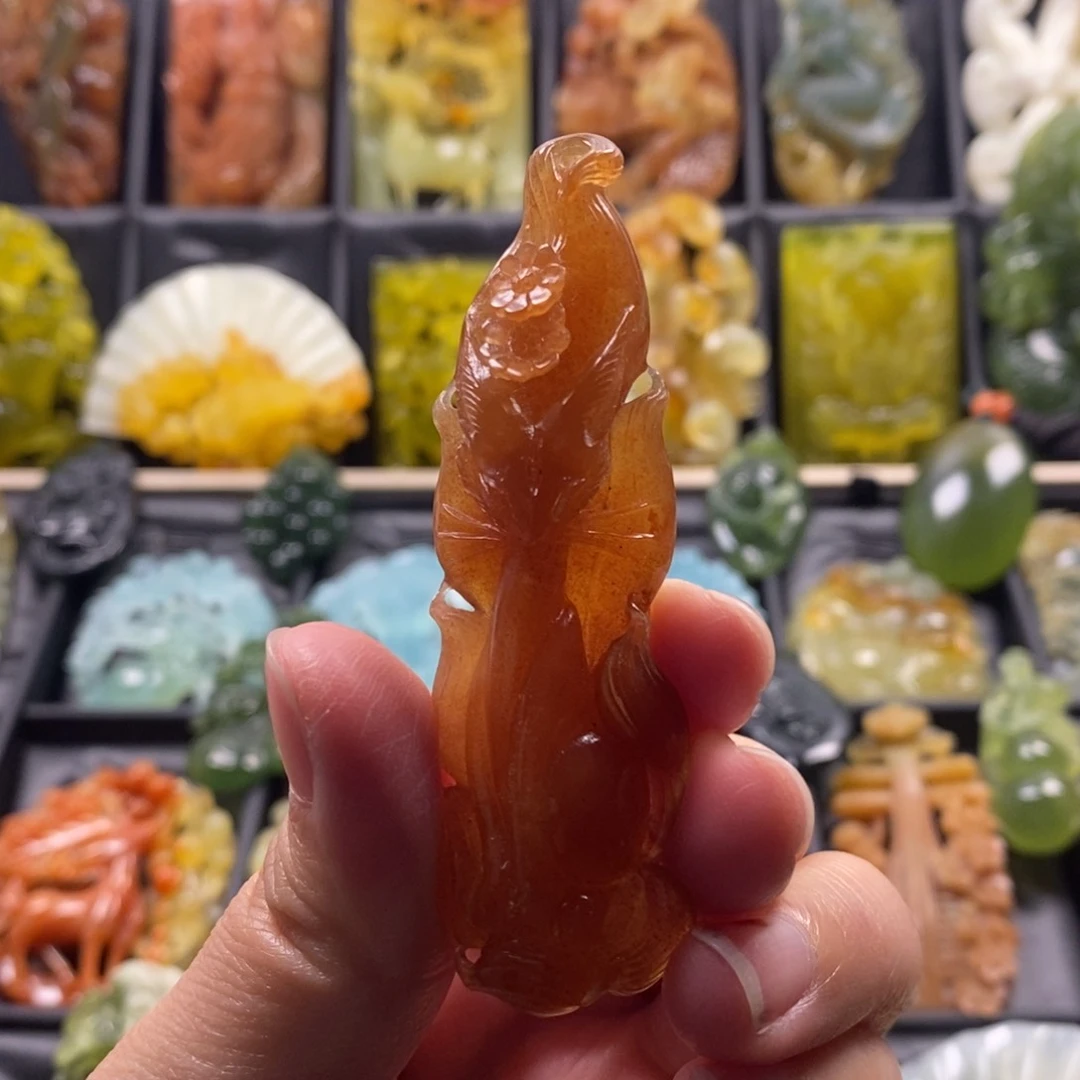 蛇纹石玉合金颈饰