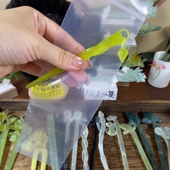 未镶嵌蛇纹石玉发饰