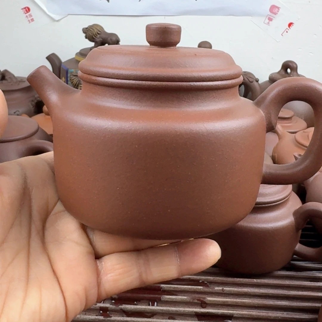 紫砂茶壶300cc嫩底槽清德钟