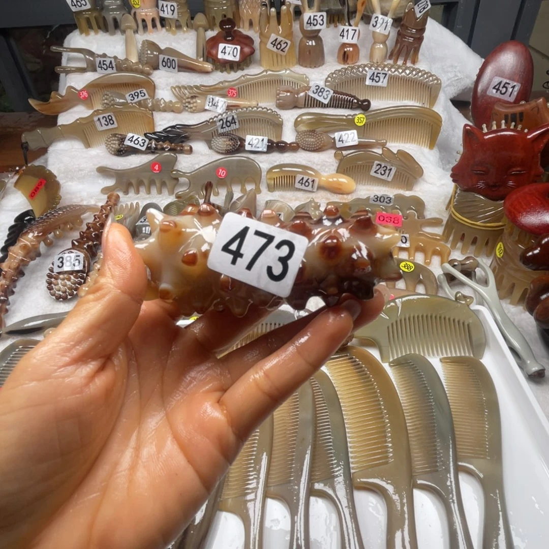 米***俪牛角梳牛角福利款