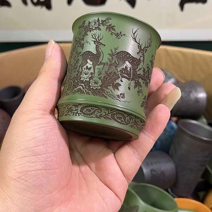 茶杯紫砂全手工紫砂主人杯