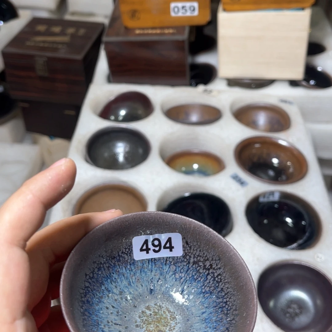 茶盏用****6原矿原釉柴烧建盏