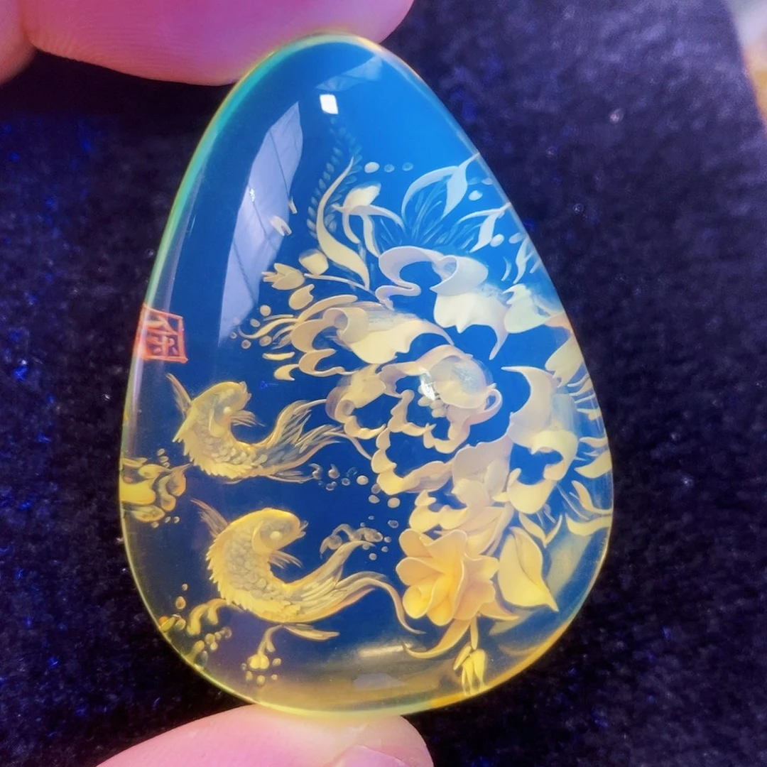 【闪购商品】金珀吊坠(不含链)未镶嵌